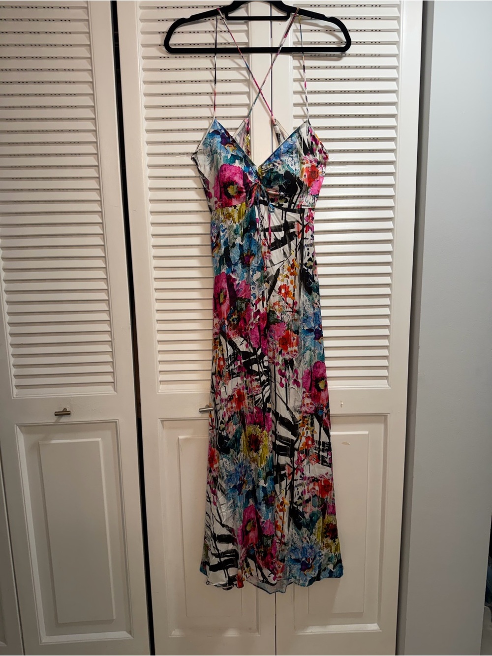 Lola & Sophie New York
Pink, Blue , Black, White Floral Strappy Maxi Dress